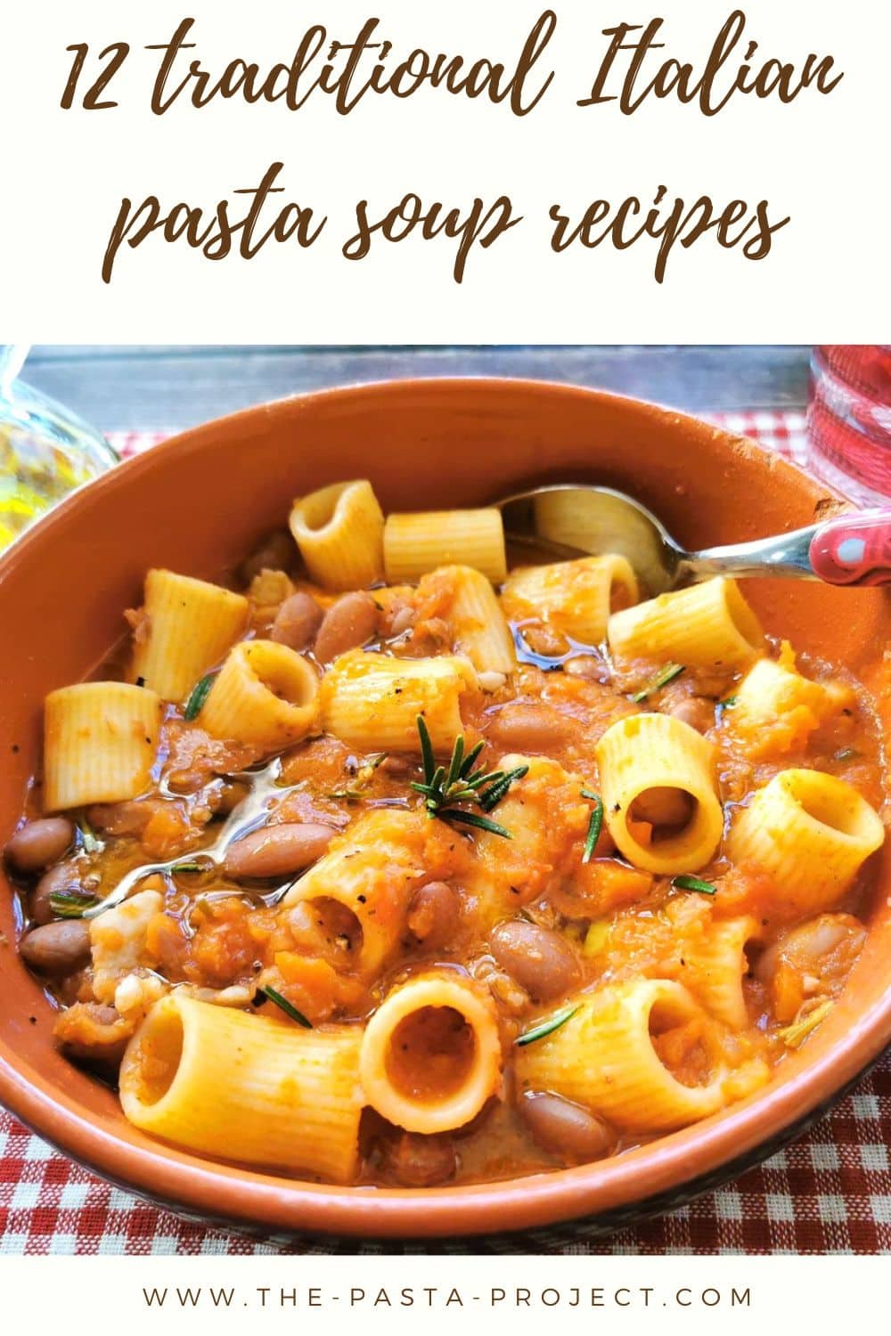 12 Italian soup with pasta recipes.