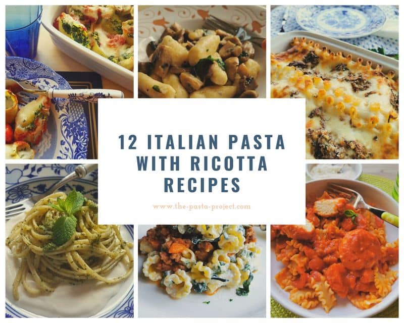 Italian pasta with ricotta recipes