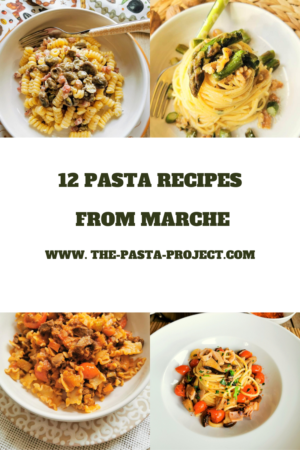12 pasta recipes from Marche.