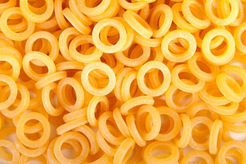 Anelli or Anelletti pasta rings.