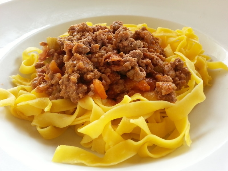 tagliatelle al ragu