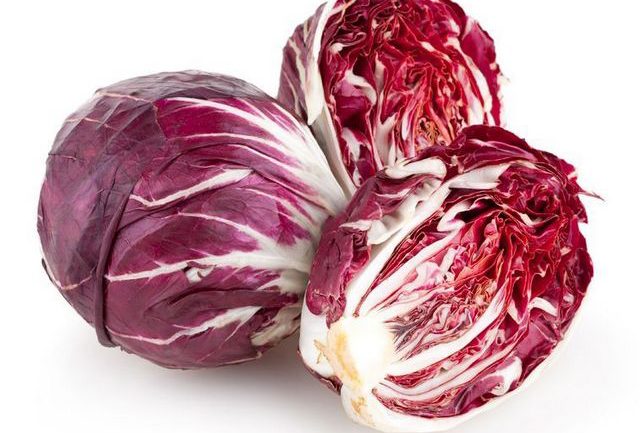 round radicchio for busiate with radicchio pesto