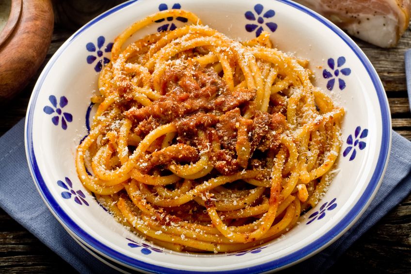 Bucatini all'amatriciana