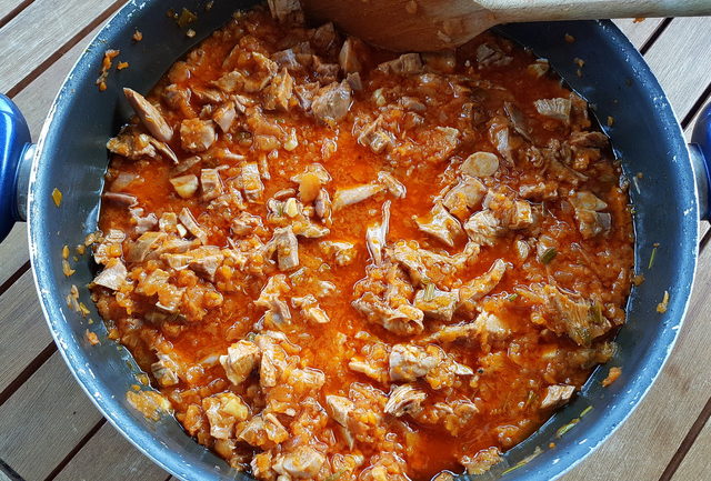 bigoli with duck ragu sauce