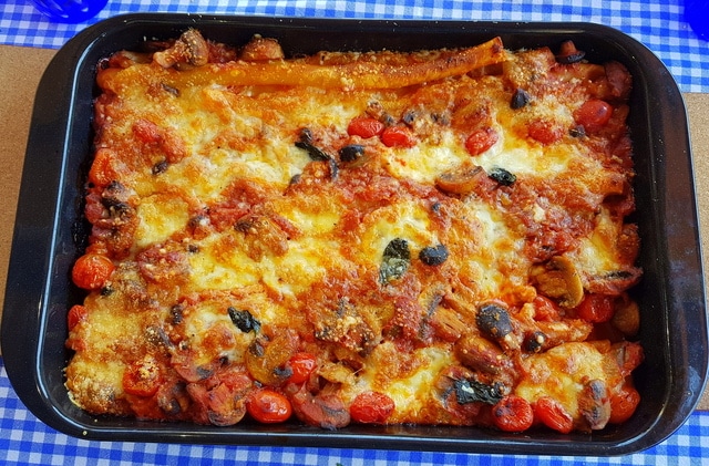 baked candele pasta