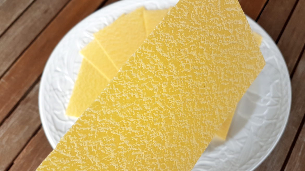 Dried lasagne pasta sheets