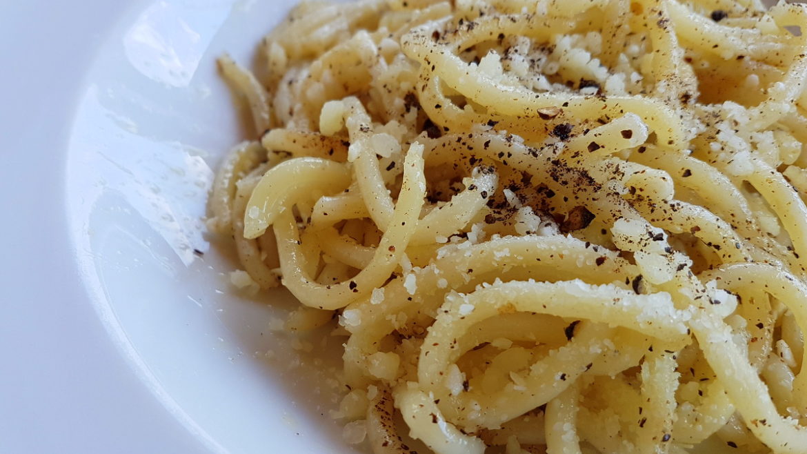 lombrichelli cacio e pepe