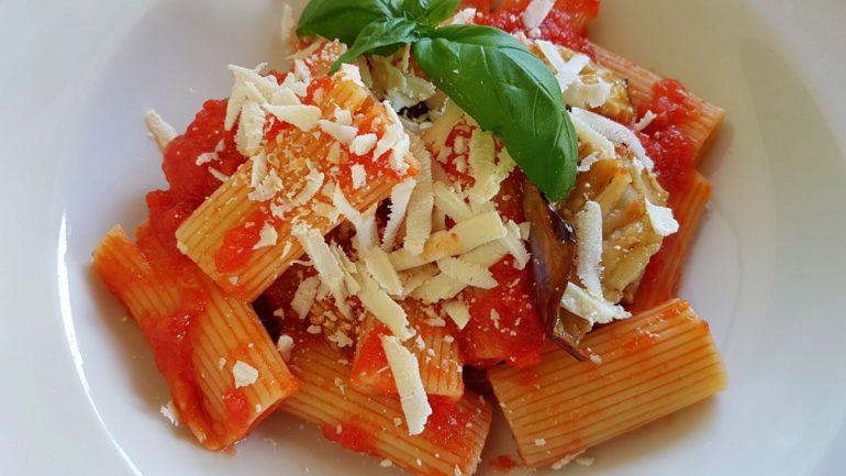 Rigatoni alla Norma, Sicily