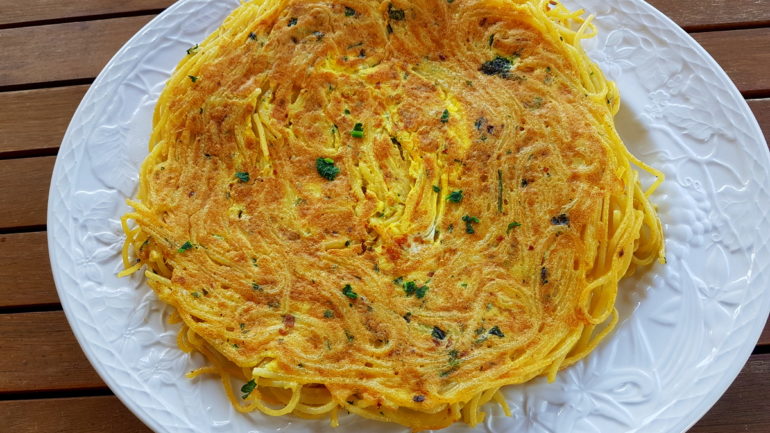 pasta frittata vermicelli