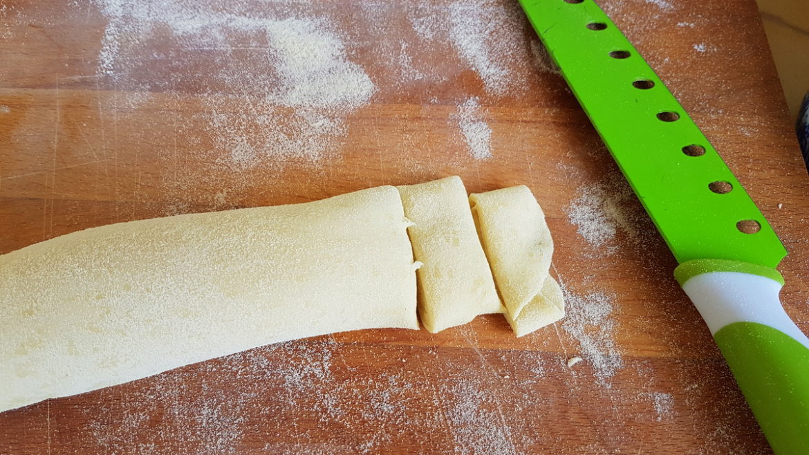 homemade lagane pasta