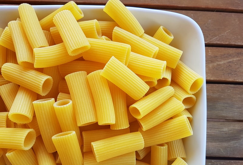 Rigatoni, pasta with ridges. - The Pasta Project