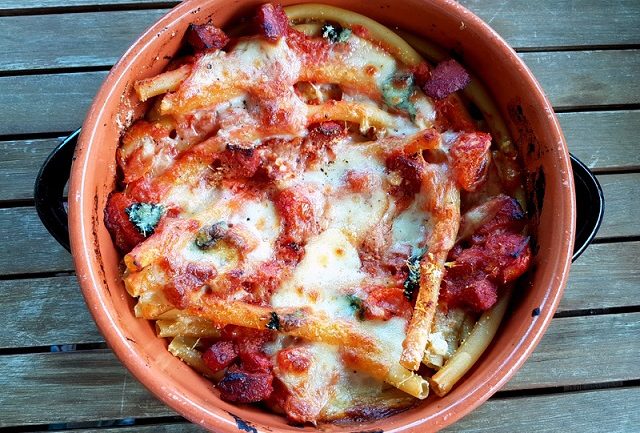 baked Ziti and Zitoni al forno 