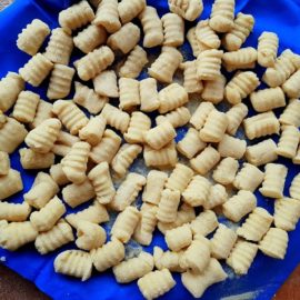 homemade Italian potato gnocchi