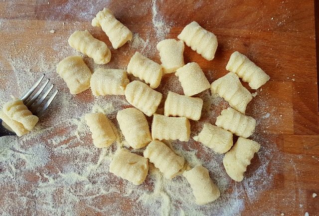 homemade Italian potato gnocchi