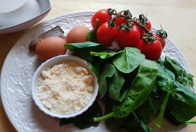 Conchiglioni pasta shells with spinach and ricotta 