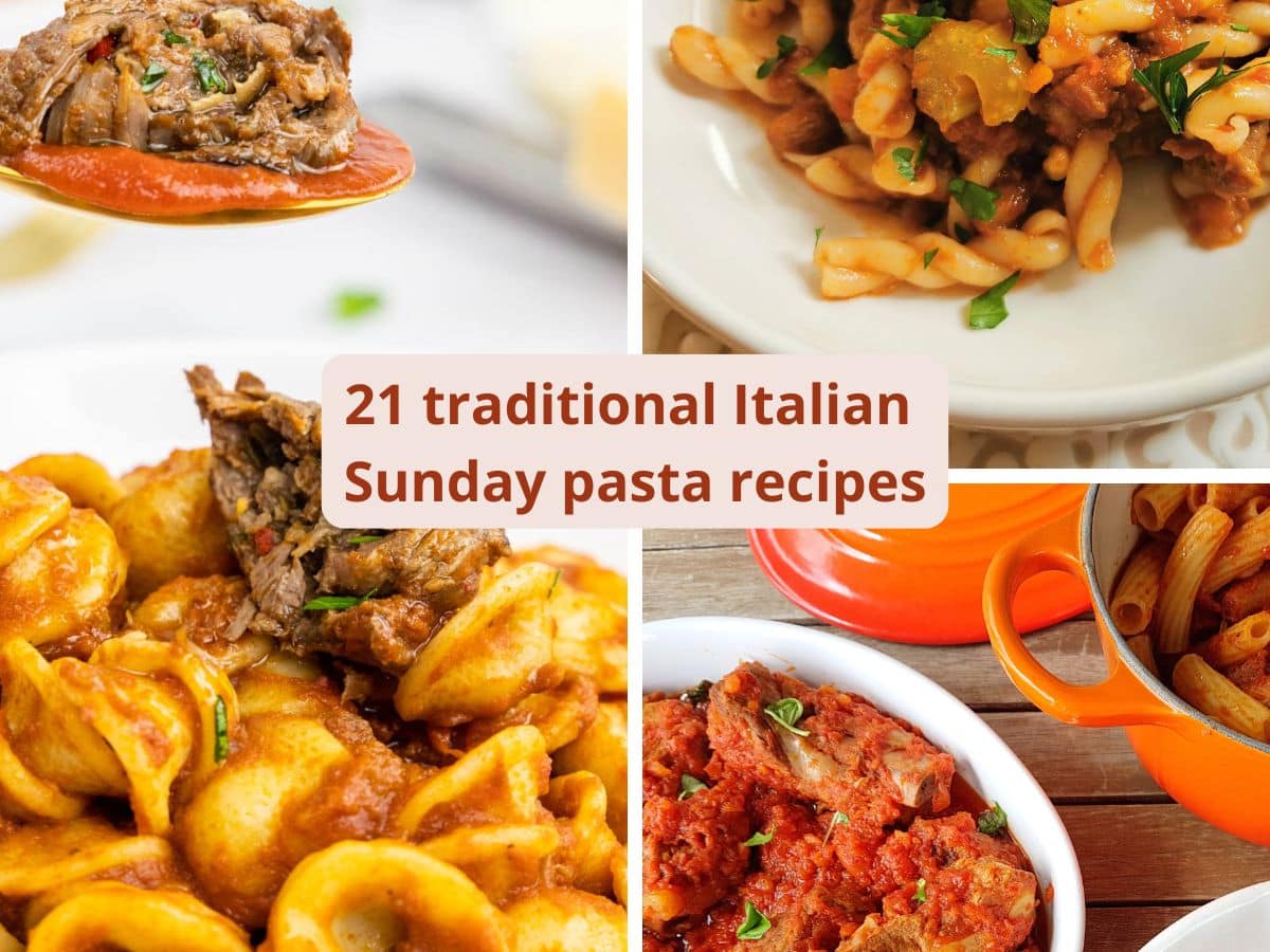 Traditional Italian sunday pasta recipes.