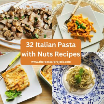 32 Italian pasta with nuts recipes.
