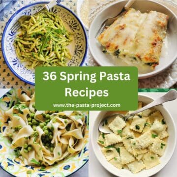 Spring pasta recipes.