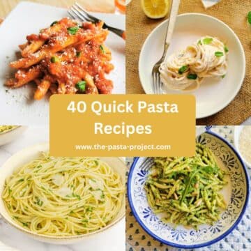 40 Quick Pasta Recipes
