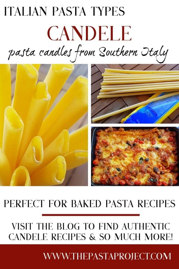 Italian Pasta Types - Candele 