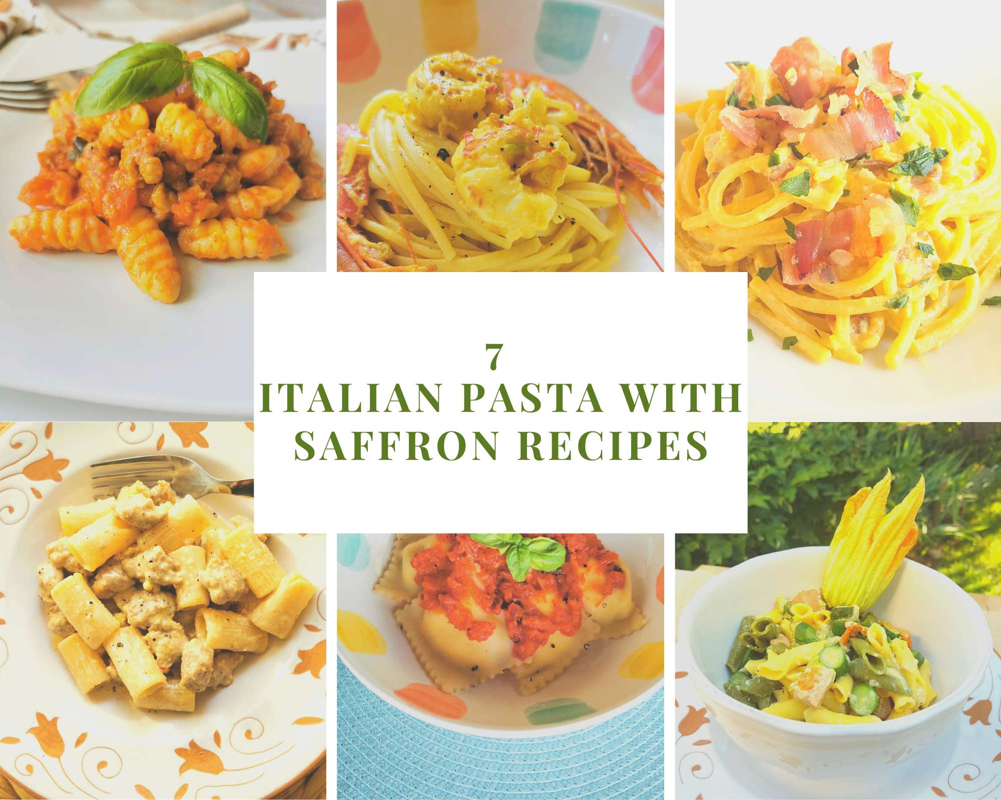 7 Italian pasta with saffron recipes