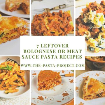 7 Leftover Meat Sauce or Bolognese Pasta Recipes