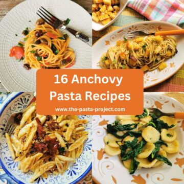 Anchovies pasta recipes.
