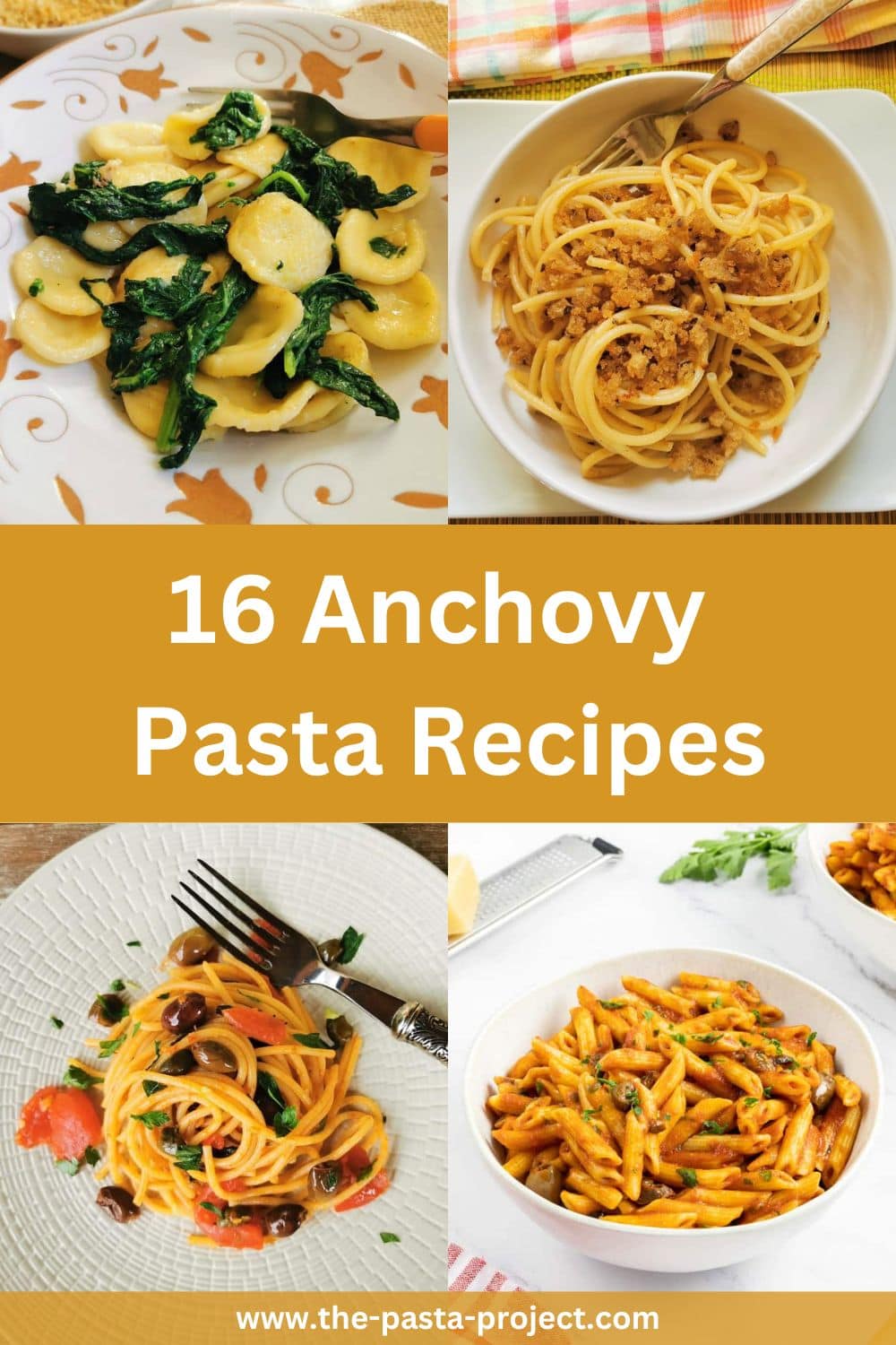 Anchovies pasta recipes.