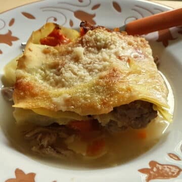 Baked Lasagne in Broth alla Molisana