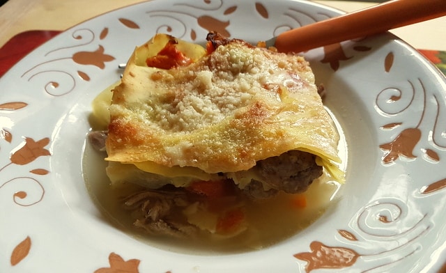 Baked Lasagne in Broth alla Molisana