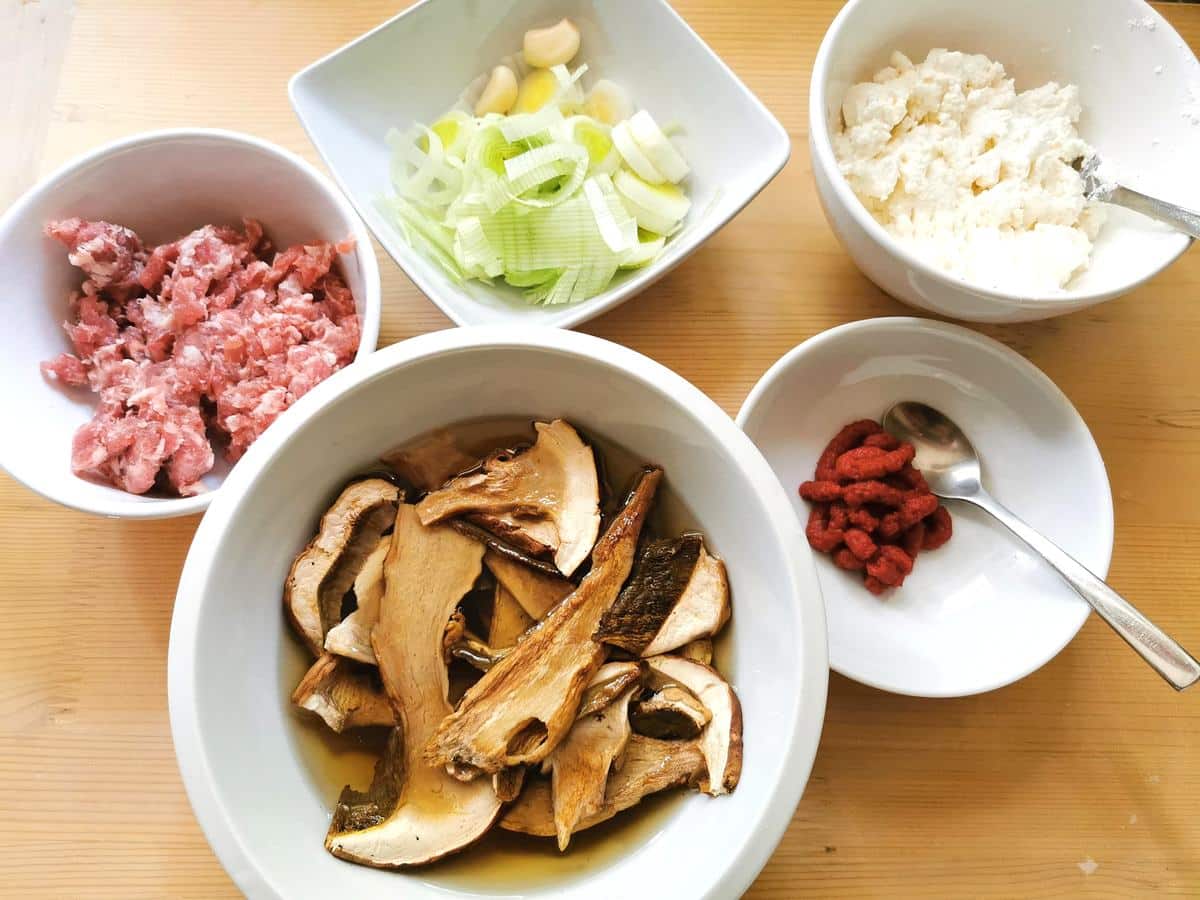 ingredients prepped and ready to cook