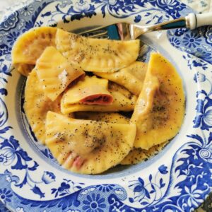 Beetroot ravioli (casunziei)