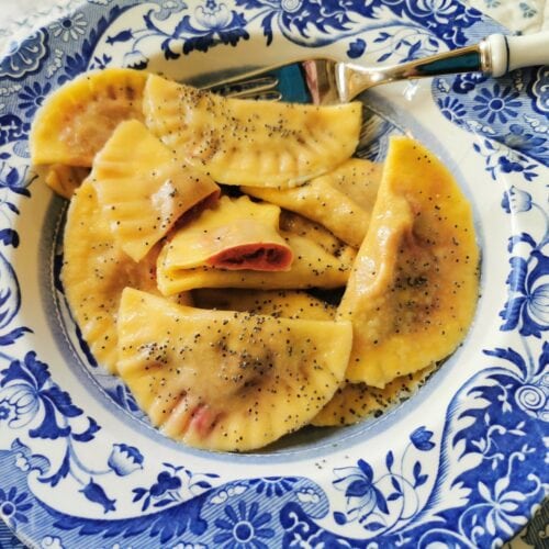 Beetroot ravioli recipe (casunziei all'ampezzana). – The Pasta Project
