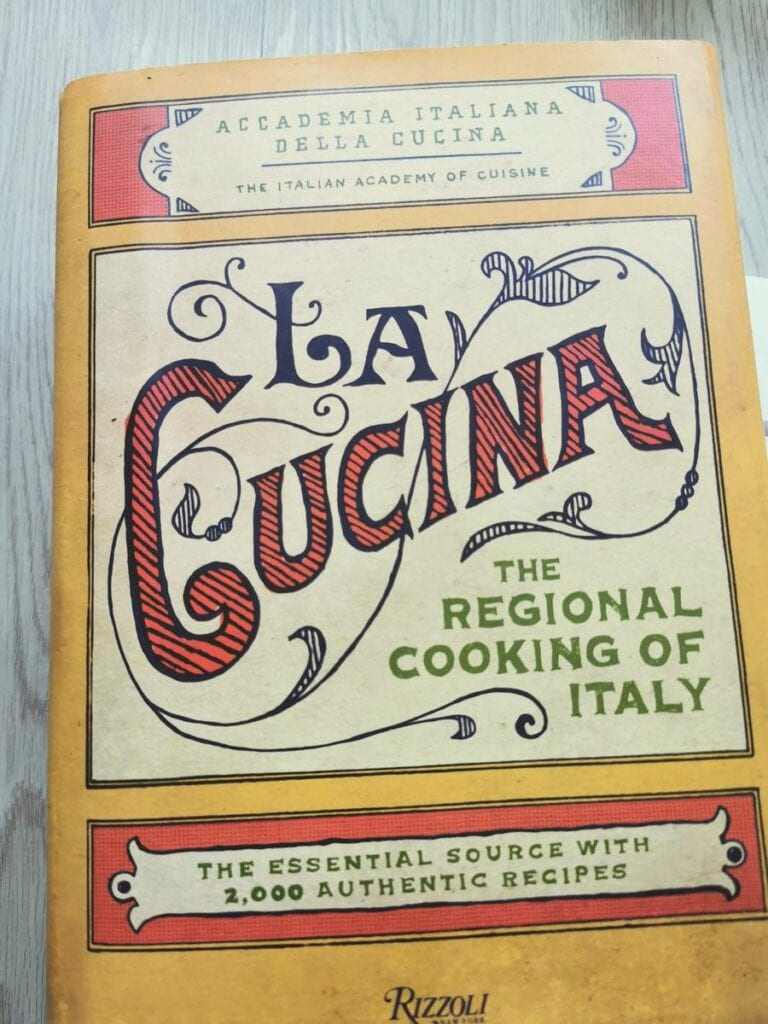 La Cucina an English language Italian cookbook published by The Italian Academy of Cuisine