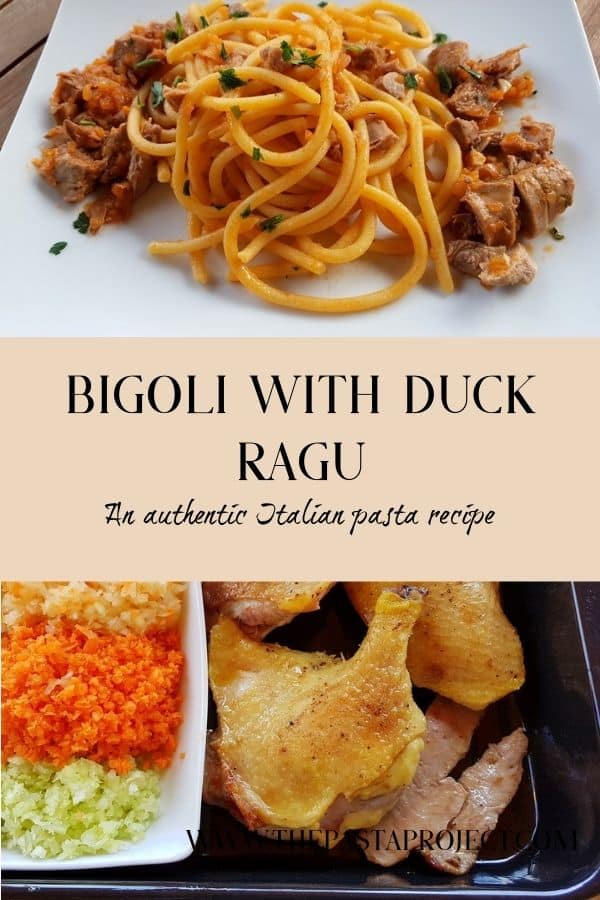 bigoli with duck ragu