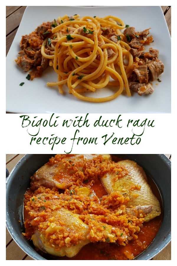 Bigoli with duck ragu