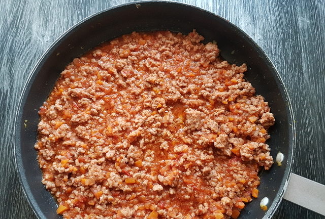 meat ragu for caccavelle pasta alla Sorrentina