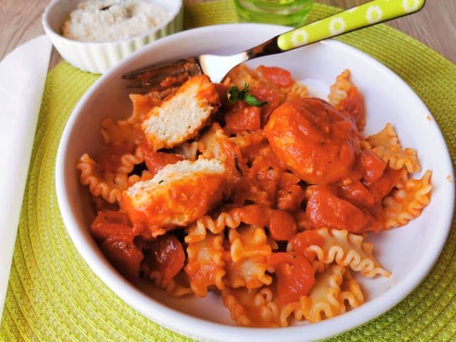 Calabrian ricotta balls in tomato sauce