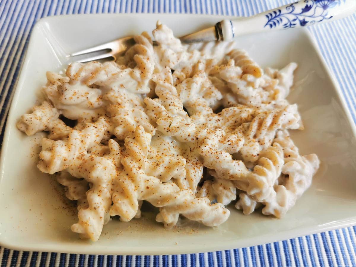 Sicilian ricotta pasta.
