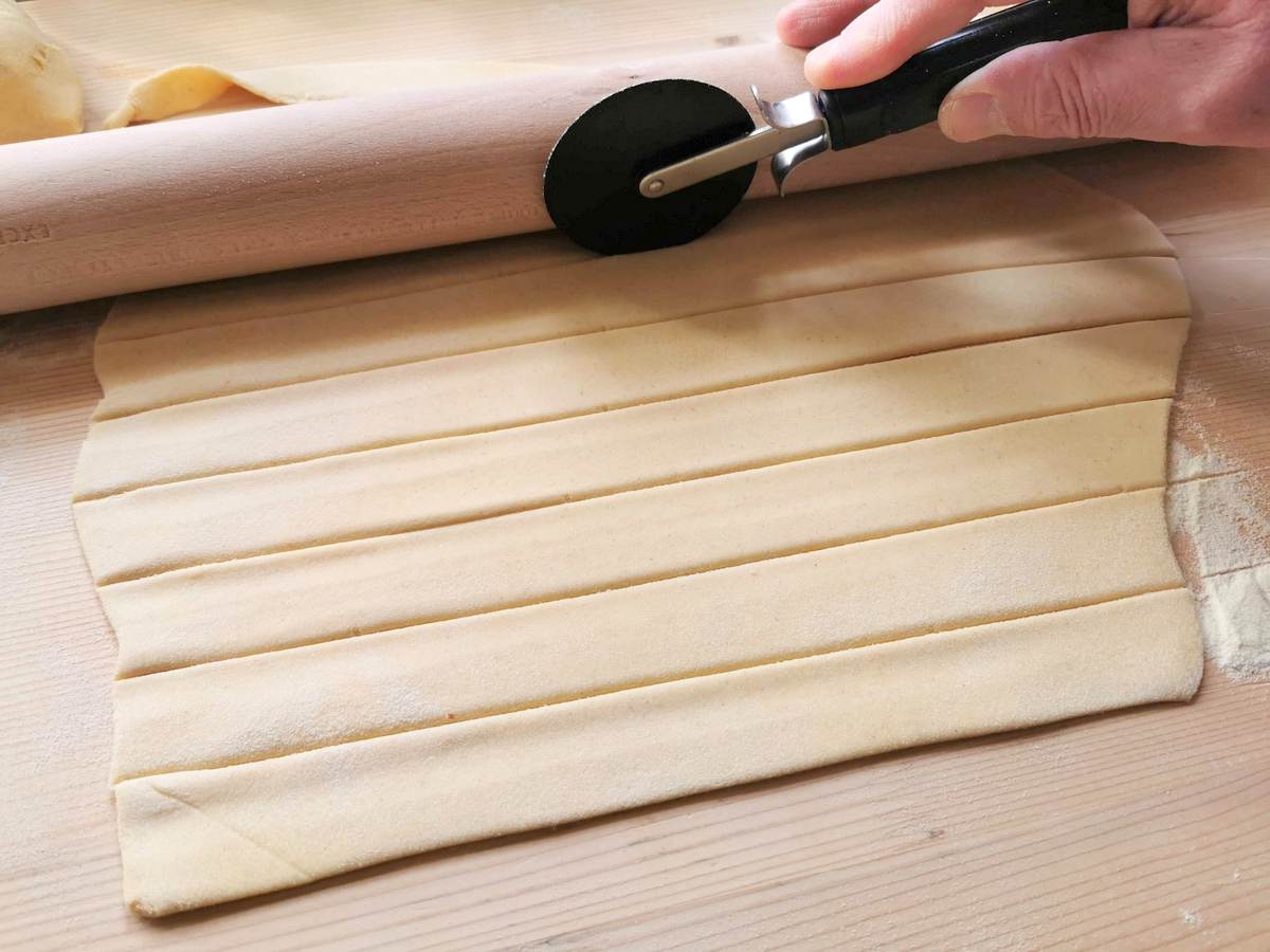 Corn and Wheat Flour Pasta Triangles with Pancetta. – The Pasta Project