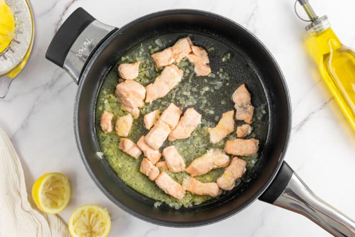 Creamy Lemon Salmon Pasta – The Pasta Project