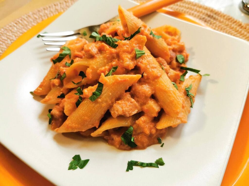 Creamy Pancetta Pasta del Maresciallo.