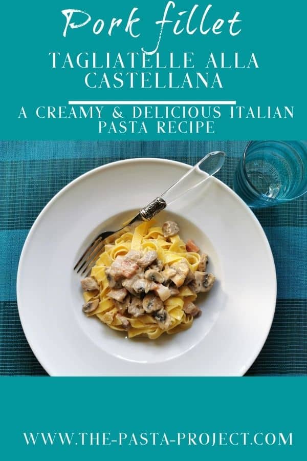 tagliatelle with pork fillet