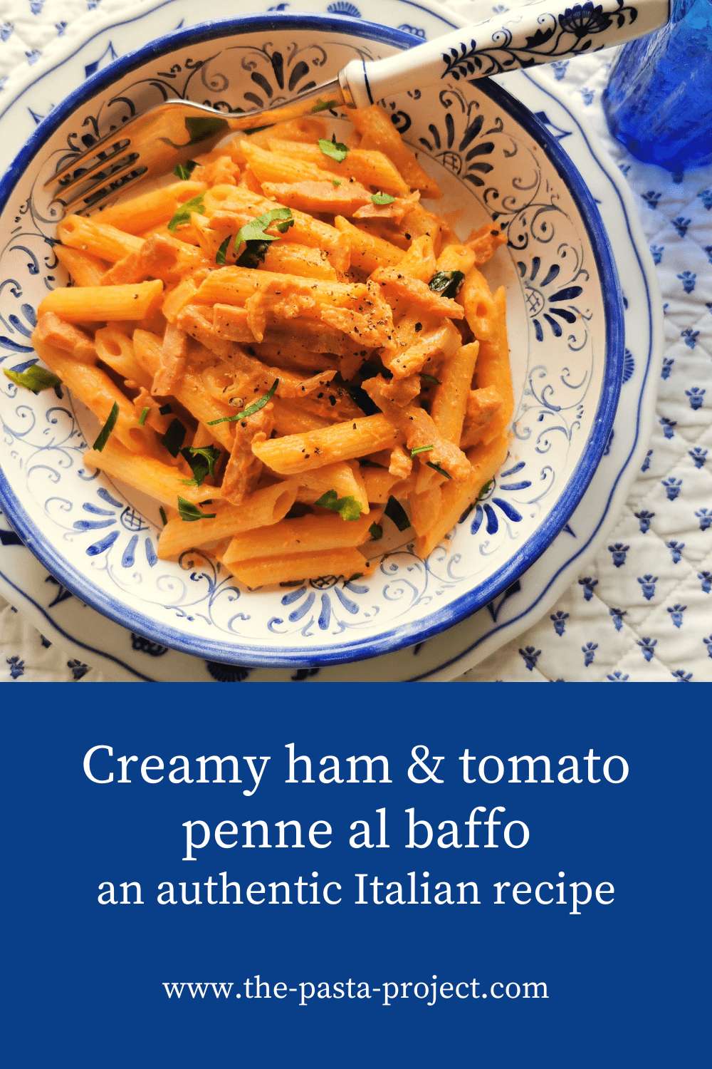 creamy ham and tomato penne al baffo