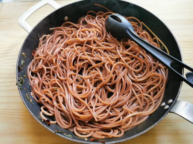 Drunken Spaghetti Recipe (red wine pasta) The Pasta Project