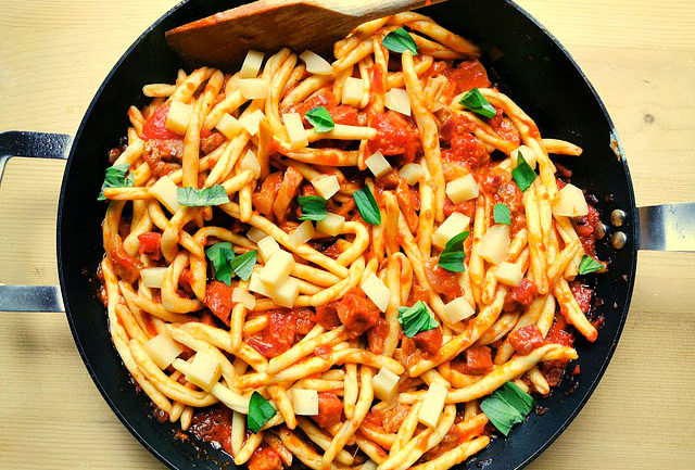 Fileja pasta alla Silana