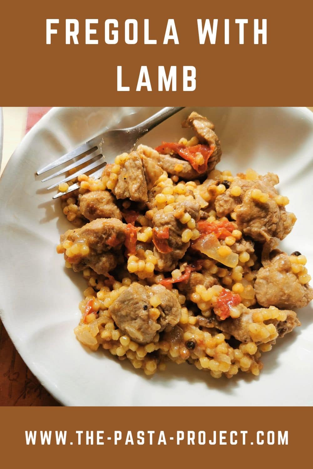 Fregola with lamb