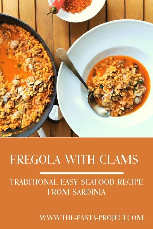 Fregola with clams