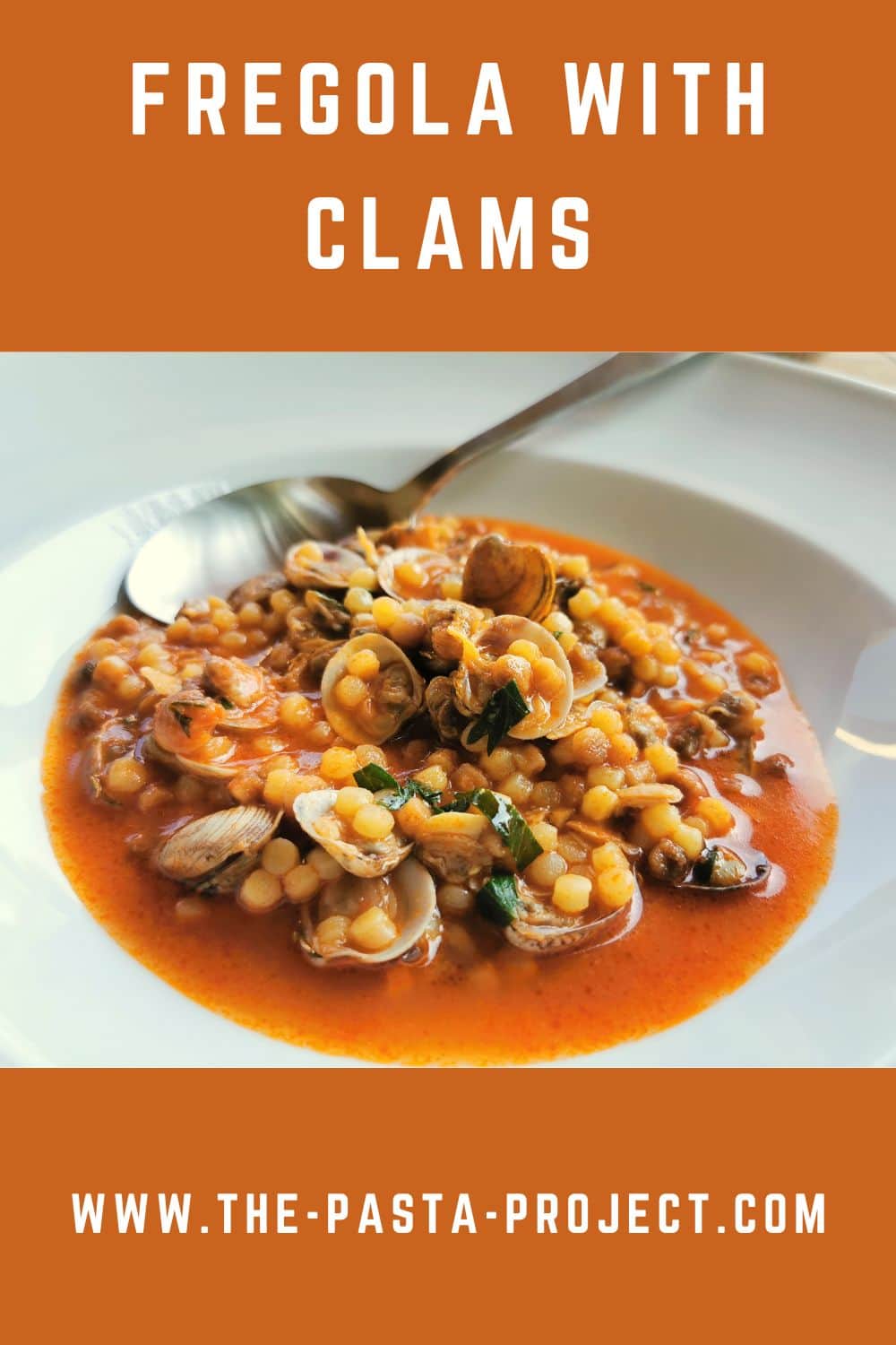 Fregola with clams Pin