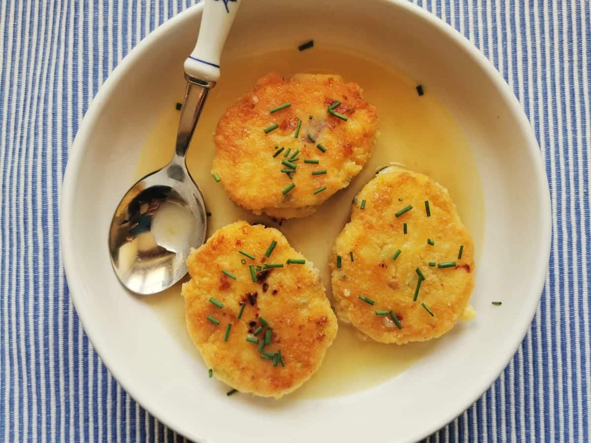 Canederli pressati (fried canederli).